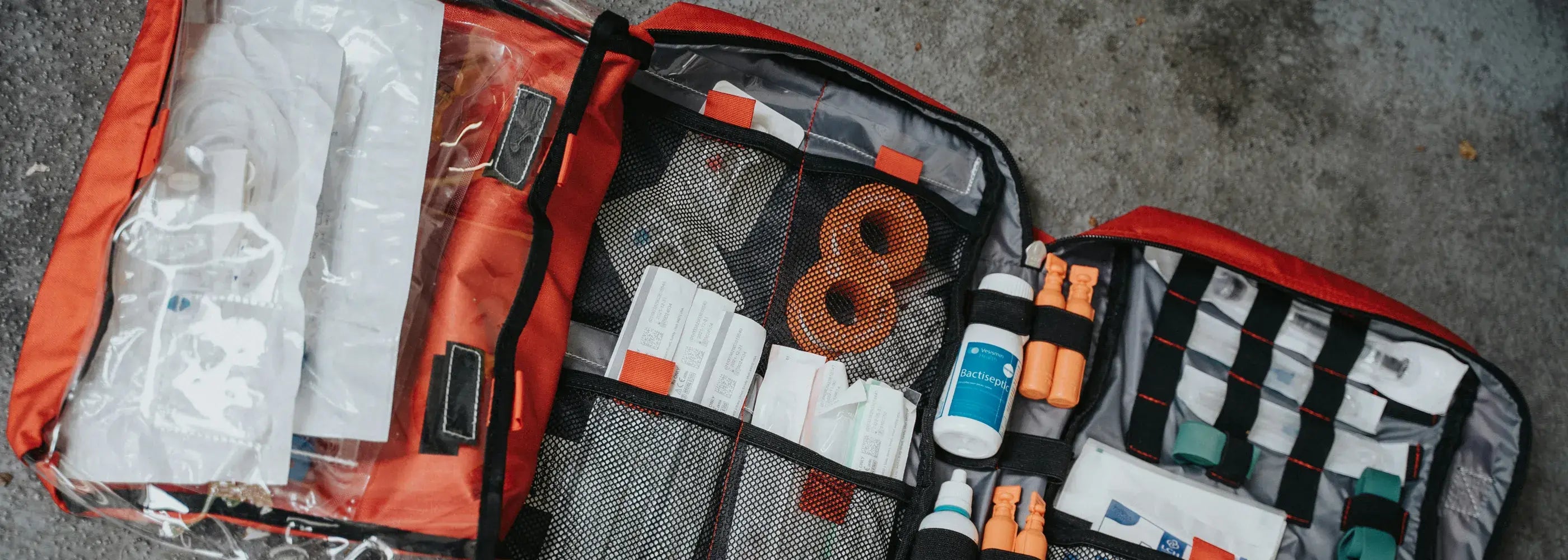 Kit de primeiros socorros para camping, trilha, escalada, etc