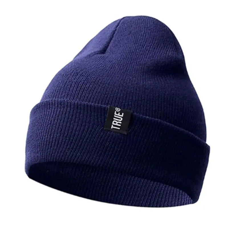 gorro algodão boreal neve trilha camping azul