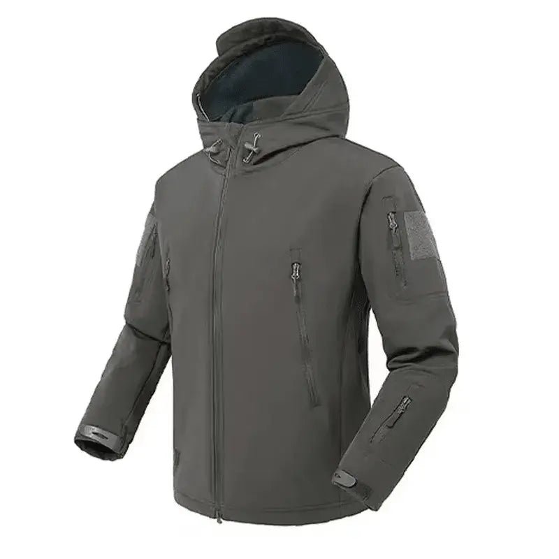 jaqueta masculina boreal camping cinza