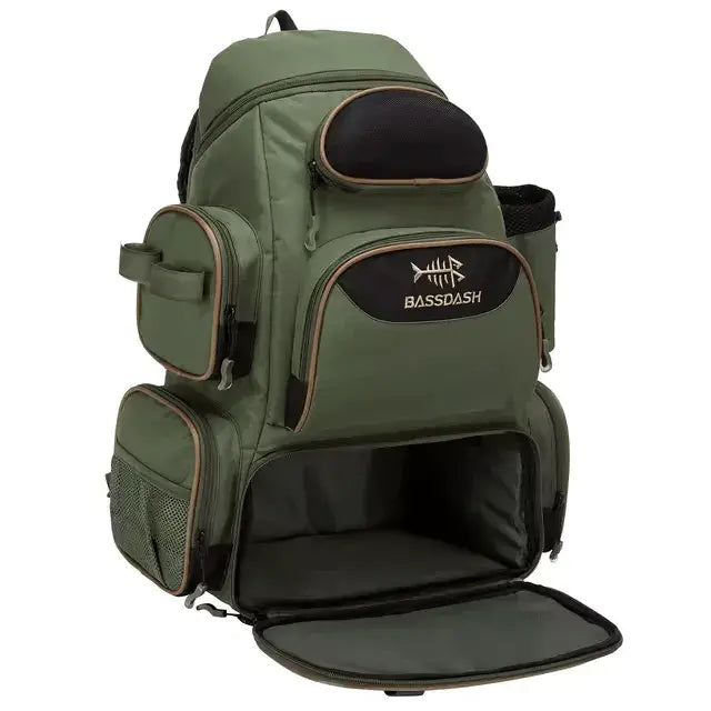 mochila camping pesca trilha boreal verde