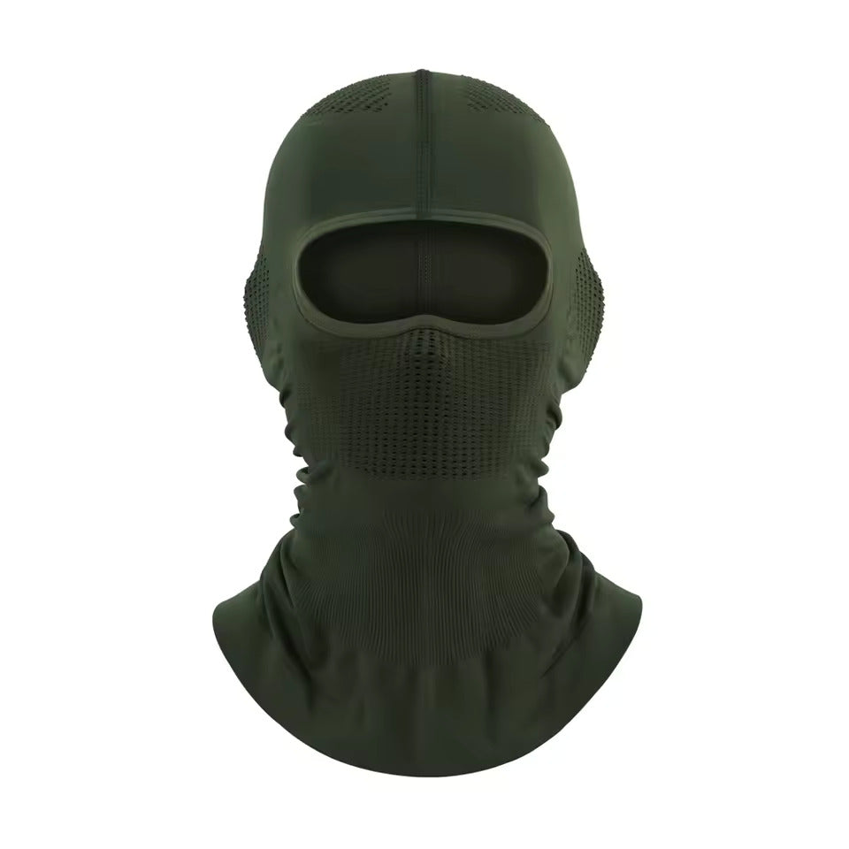 balaclava boreal respiravel ciclismo verde