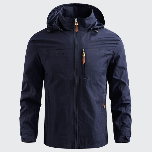 jaqueta outdoor camping impermeavel boreal azul