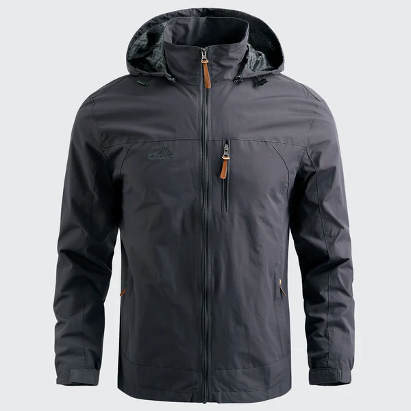 jaqueta outdoor camping impermeavel boreal cinza