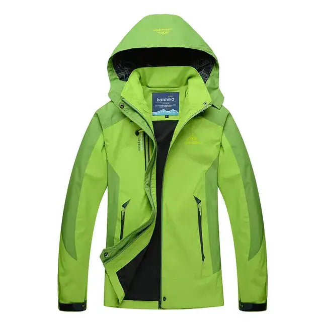 jaqueta ciclismo trilha impermeavel camping boreal verde