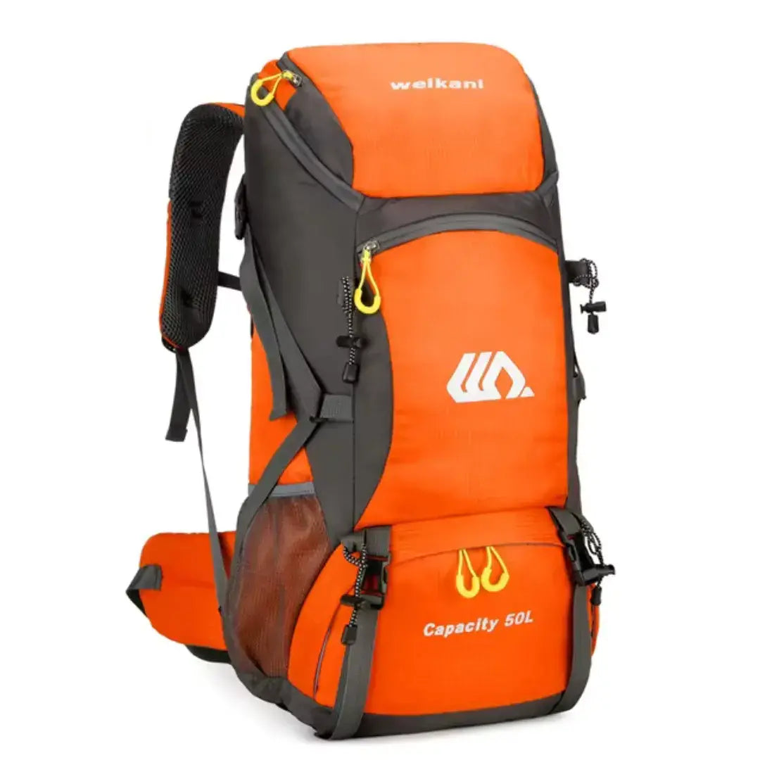 mochila camping trilha 50l boreal laranja